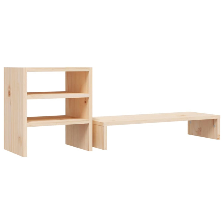 Supporto per Monitor 81x20x30 cm in Legno Massello di Pino cod mxl 64916