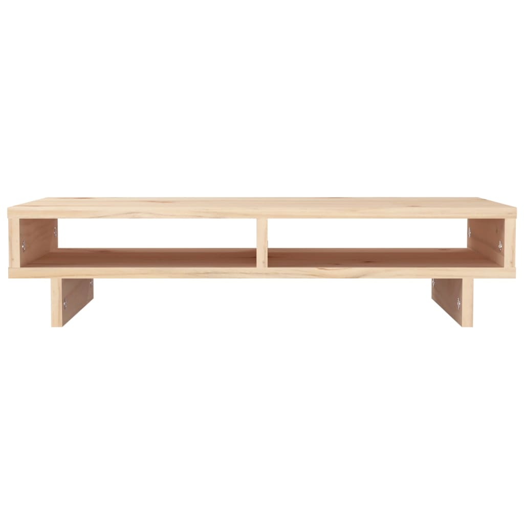 Supporto per Monitor 60x27x14 cm in Legno Massello di Pino 813999