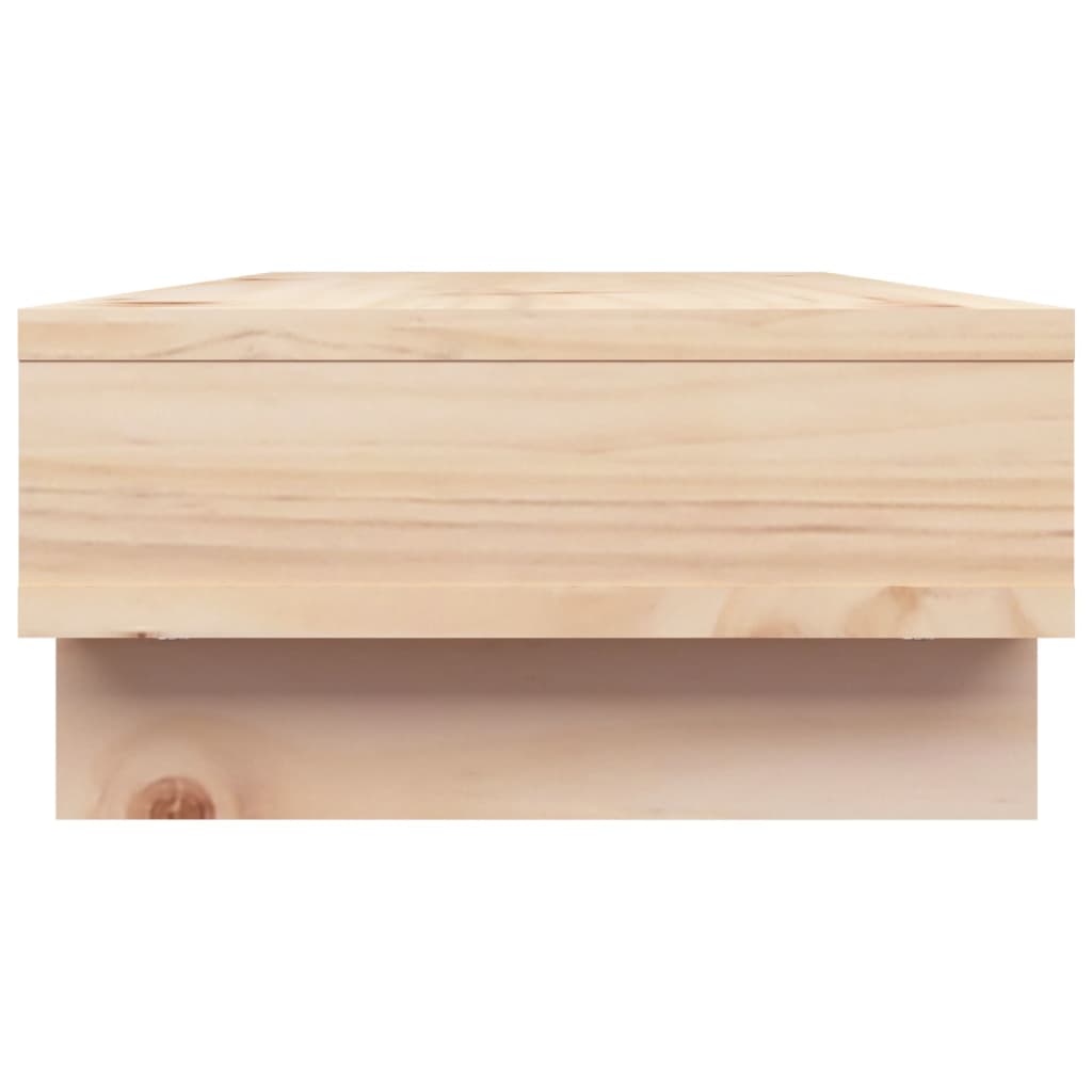 Supporto per Monitor 60x27x14 cm in Legno Massello di Pino 813999