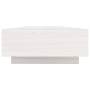 Supporto per Monitor Bianco 100x27x14 cm Legno Massello di Pino cod mxl 75304