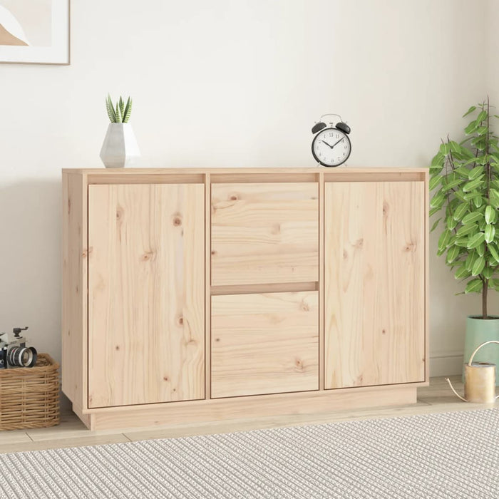 Credenza 111x34x75 cm in Legno Massello di Pino cod mxl 20876