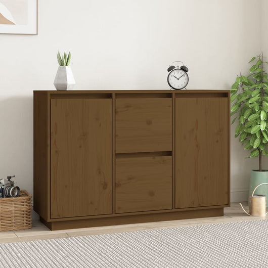 Credenza Marrone Miele 111x34x75 cm in Legno Massello di Pino cod 11910