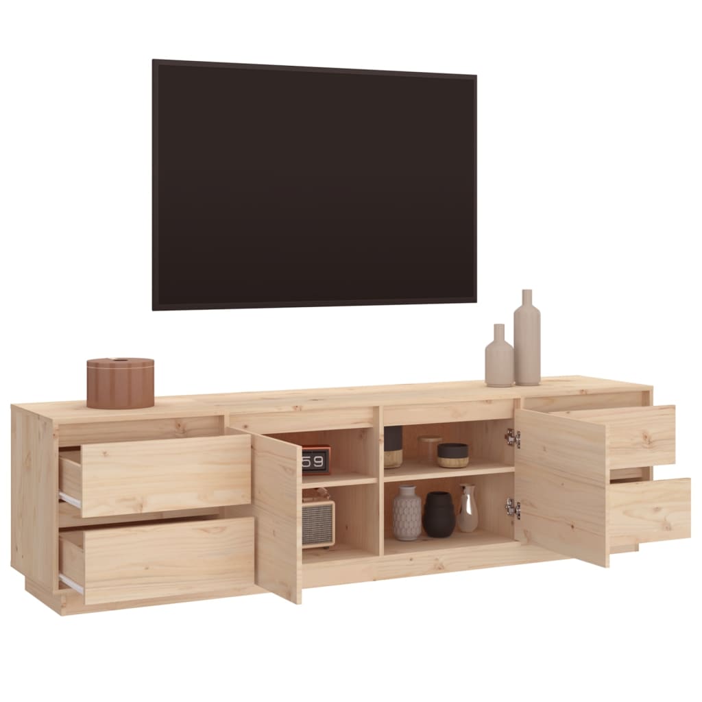 Mobile Porta TV 176x37x47,5 cm in Legno Massello di Pino cod mxl 25075