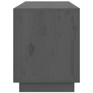 Mobile Porta TV Grigio 176x37x47,5 cm in Legno Massello di Pino cod mxl 23551