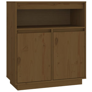 Credenza Miele 70x34x80 cm in Legno Massello di Pino 814387