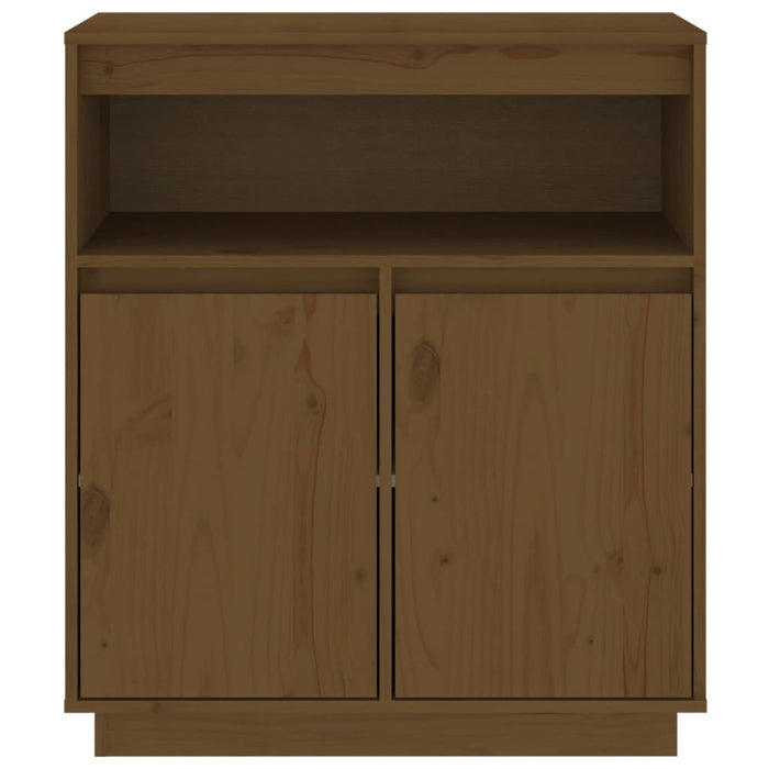 Credenza Miele 70x34x80 cm in Legno Massello di Pino 814387