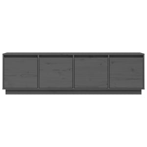 Mobile Porta TV Grigio 156x37x45 cm in Legno Massello di Pino cod mxl 15767