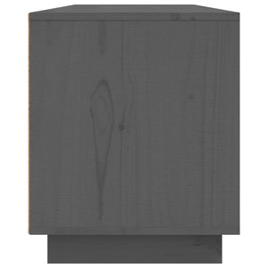 Mobile Porta TV Grigio 156x37x45 cm in Legno Massello di Pino cod mxl 15767