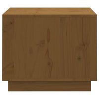 Tavolino da Salotto Miele 120x50x40,5 cm Legno Massello di Pino