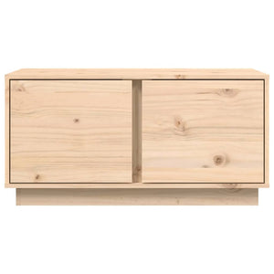 Tavolino da Salotto 80x50x40 cm Legno Massello di Pino cod mxl 26972