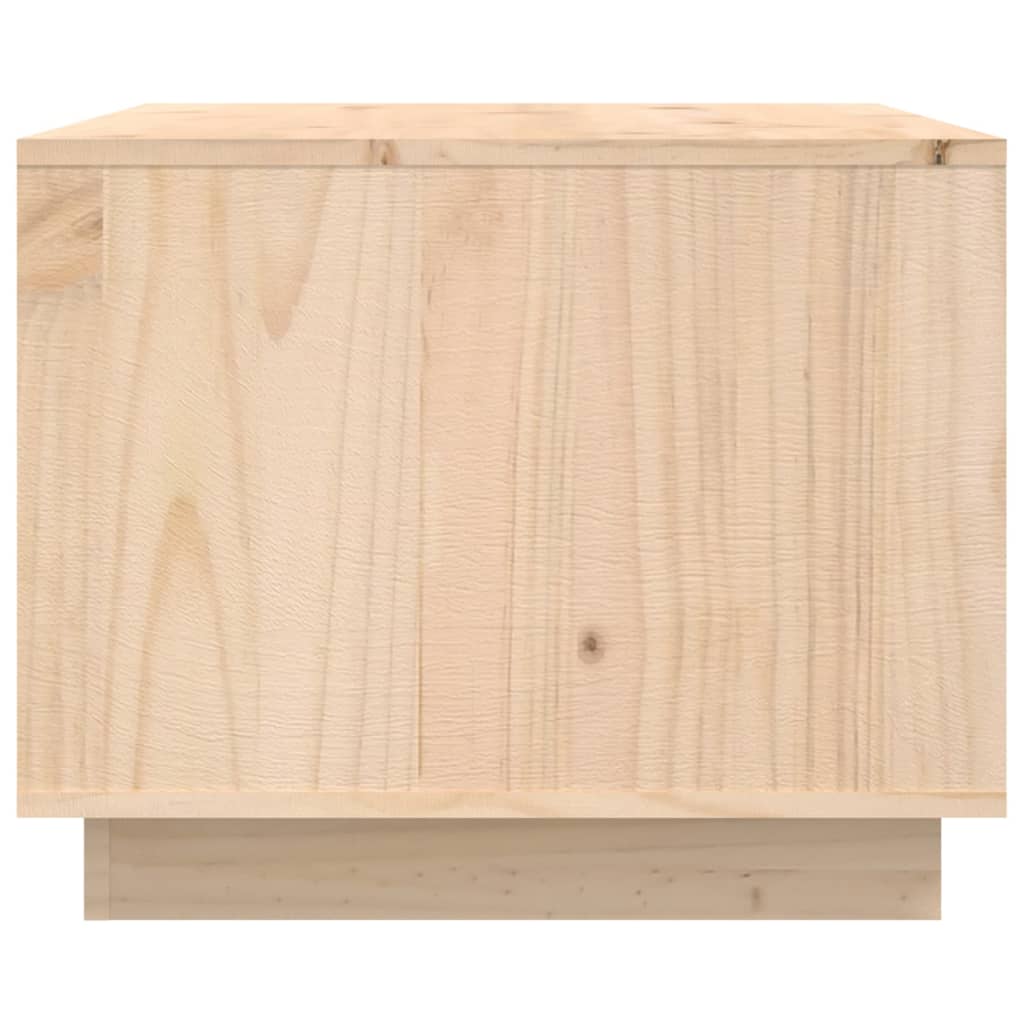 Tavolino da Salotto 80x50x40 cm Legno Massello di Pino cod 11671