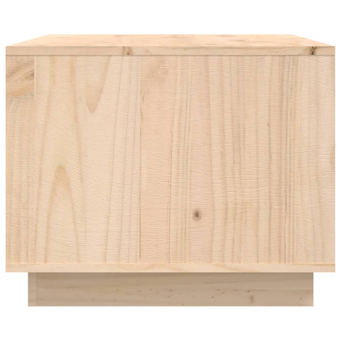 Tavolino da Salotto 80x50x40 cm Legno Massello di Pino cod mxl 26972