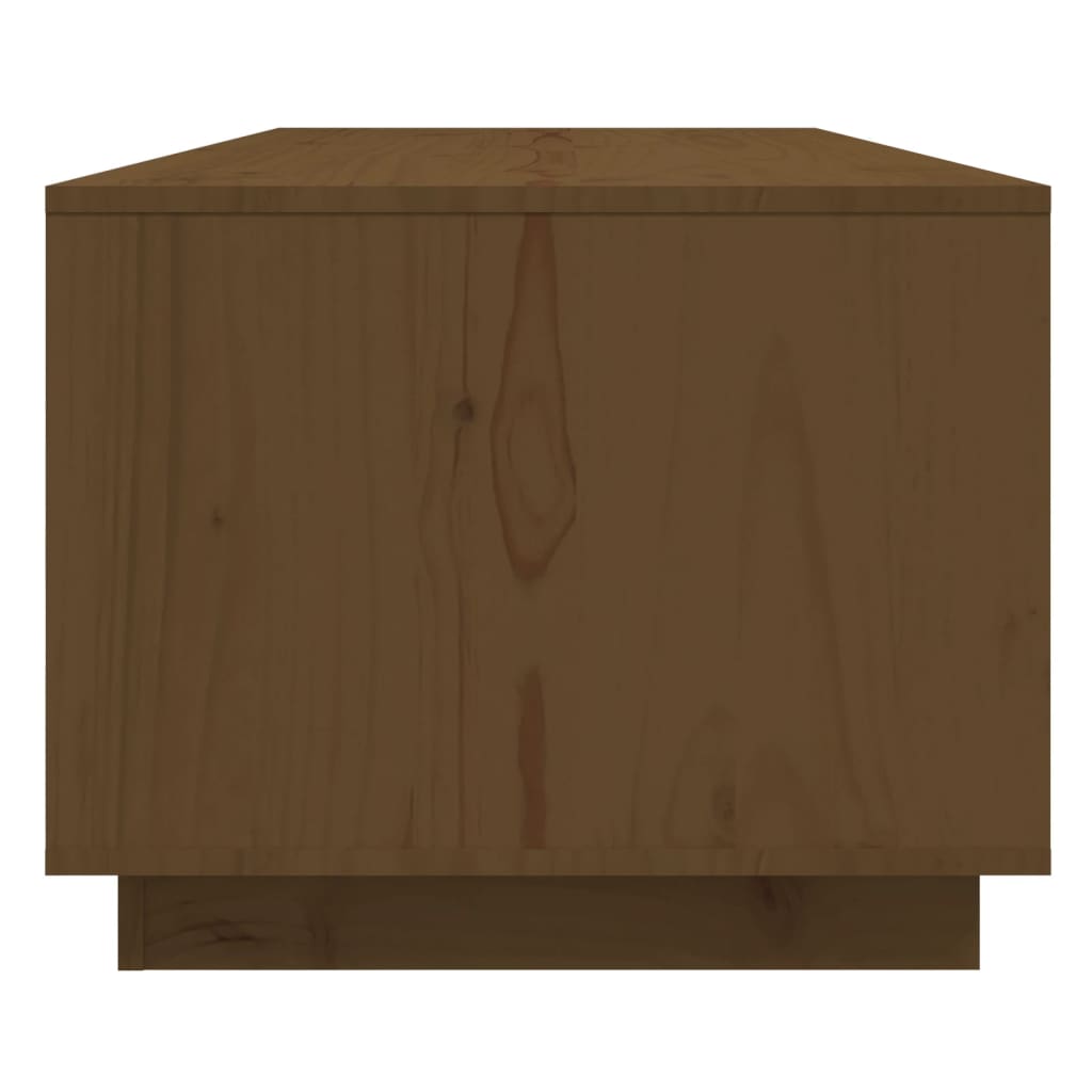 Tavolino da Salotto Miele 110x50x40 cm Legno Massello di Pino cod mxl 26096