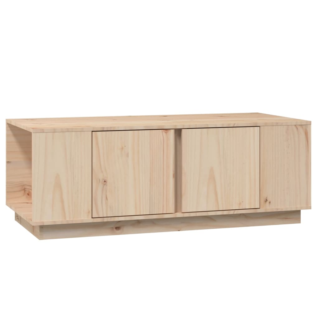 Tavolino da Salotto 110x50x40 cm in Legno Massello di Pino cod mxl 26779