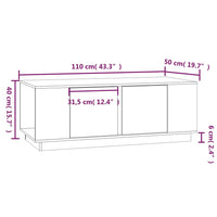 Tavolino da Salotto 110x50x40 cm in Legno Massello di Pino cod mxl 26779