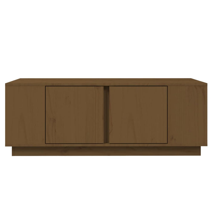 Tavolino da Salotto Miele 110x50x40 cm Legno Massello di Pino cod 11429