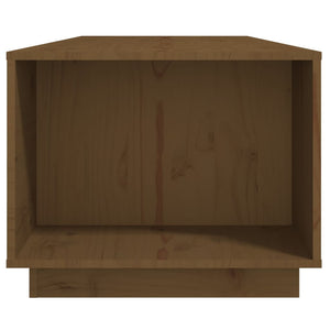 Tavolino da Salotto Miele 110x50x40 cm Legno Massello di Pino cod 11429