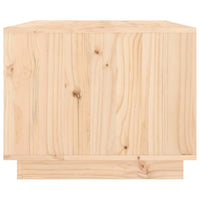 Tavolino da Salotto 80x50x40 cm Legno Massello di Pino cod mxl 26643