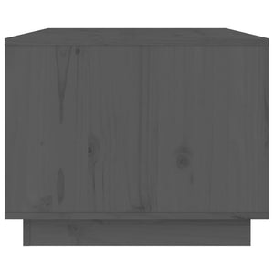 Tavolino da Salotto Grigio 80x50x40 cm Legno Massello di Pino cod 11230