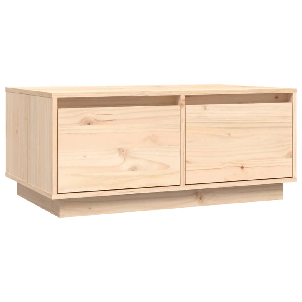 Tavolino da Salotto 80x50x35 cm in Legno Massello di Pino cod 11234