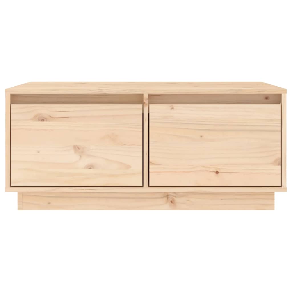 Tavolino da Salotto 80x50x35 cm in Legno Massello di Pino cod 11234