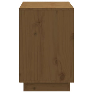 Scarpiera Miele 110x34x52 cm in Legno Massello di Pino cod 11341