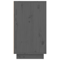 Scarpiera Grigia 110x34x61 cm in Legno Massello di Pino cod mxl 46069