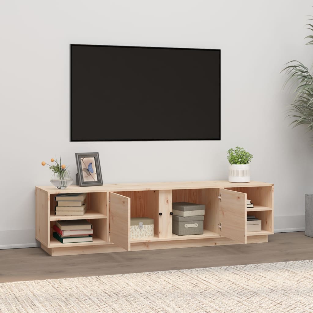 Mobile Porta TV 156x40x40 cm in Legno Massello di Pino 814454