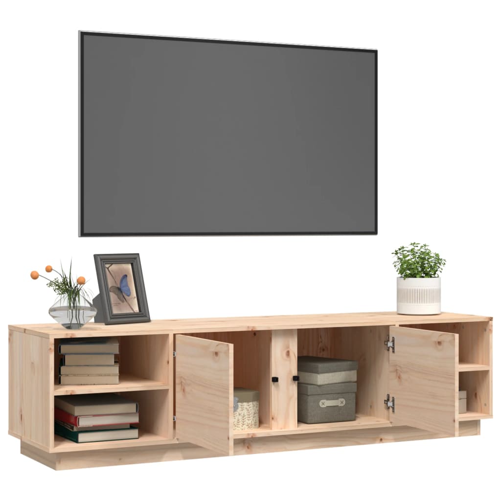 Mobile Porta TV 156x40x40 cm in Legno Massello di Pino 814454