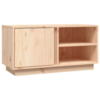 Mobile Porta TV 80x35x40,5 cm in Legno Massello di Pino cod mxl 27545