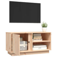 Mobile Porta TV 80x35x40,5 cm in Legno Massello di Pino cod mxl 27545