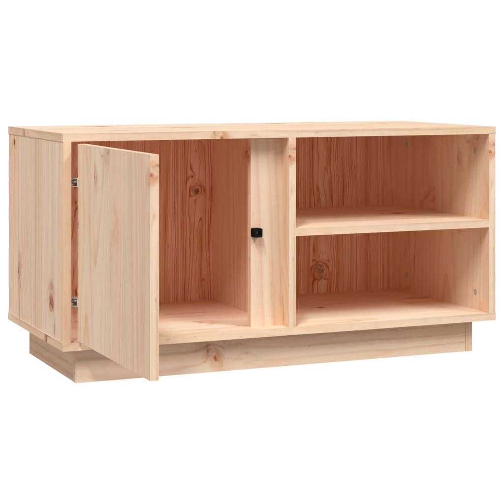 Mobile Porta TV 80x35x40,5 cm in Legno Massello di Pino cod mxl 27545