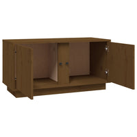 Mobile Porta TV Miele 80x35x40,5 cm in Legno Massello di Pino cod mxl 26696