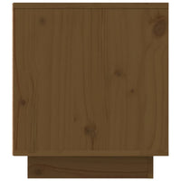 Mobile Porta TV Miele 110x35x40,5 cm in Legno Massello di Pino cod 11236