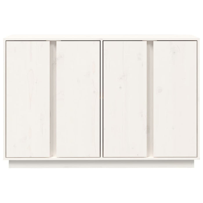 Credenza Bianca 120x35x80 cm in Legno Massello di Pino cod mxl 5798