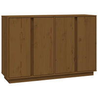 Credenza Miele 120x35x80 cm in Legno Massello di Pino cod mxl 26206