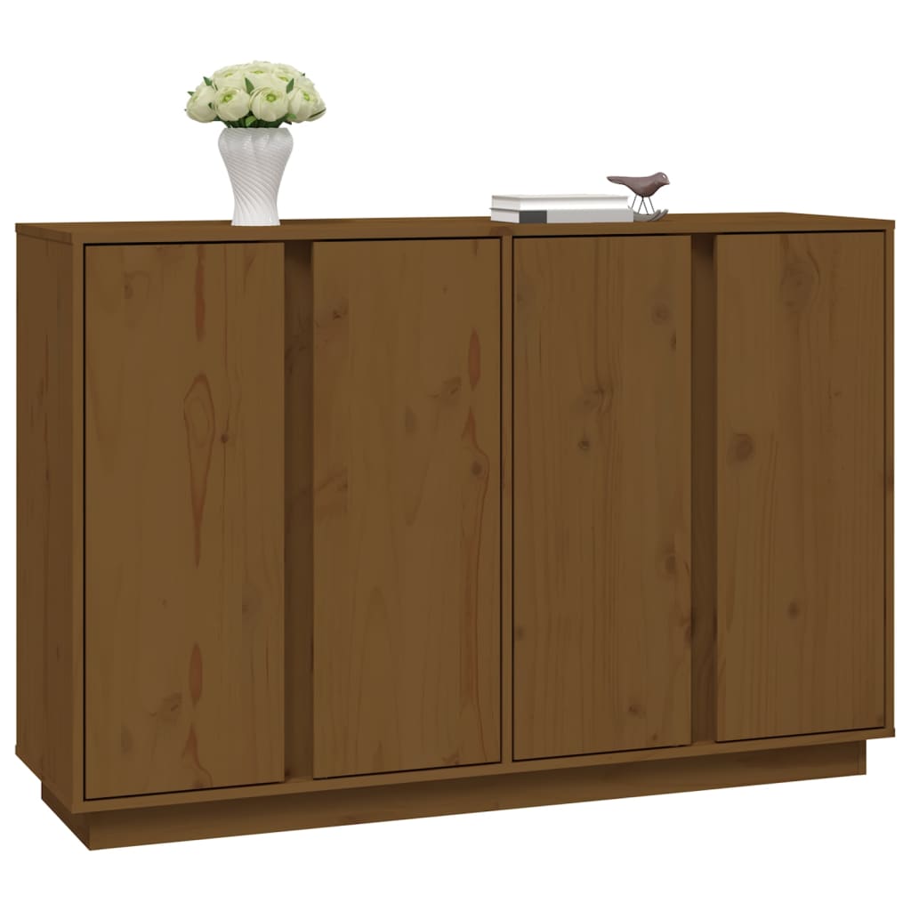 Credenza Miele 120x35x80 cm in Legno Massello di Pino cod mxl 26206