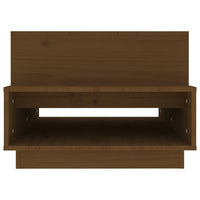 Tavolino da Salotto Miele 80x55x40,5 cm Legno Massello di Pino cod 11531