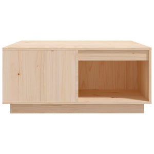 Tavolino da Salotto 80x81x36,5 cm in Legno Massello di Pino 814524