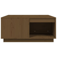 Tavolino da Salotto Miele 80x81x36,5 cm Legno Massello di Pino