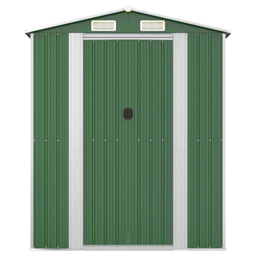 Capanno da Giardino Verde 192x191x223cm Acciaio Zincato 3147427