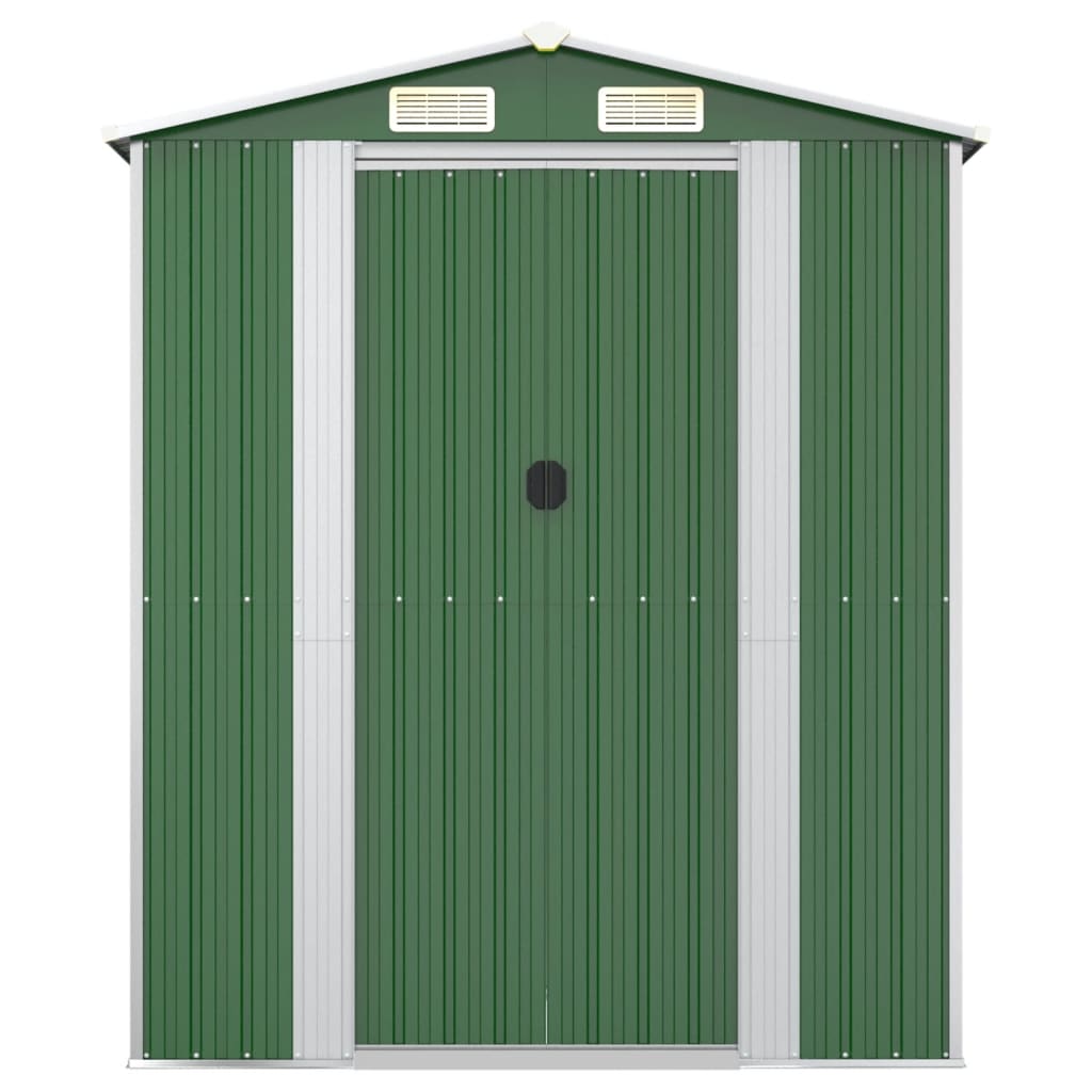 Capanno da Giardino Verde 192x274x223 cm Acciaio Zincato cod mxl 51860