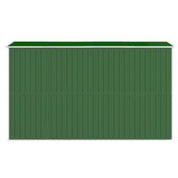 Capanno da Giardino Verde 192x357x223 cm Acciaio Zincato 3147429