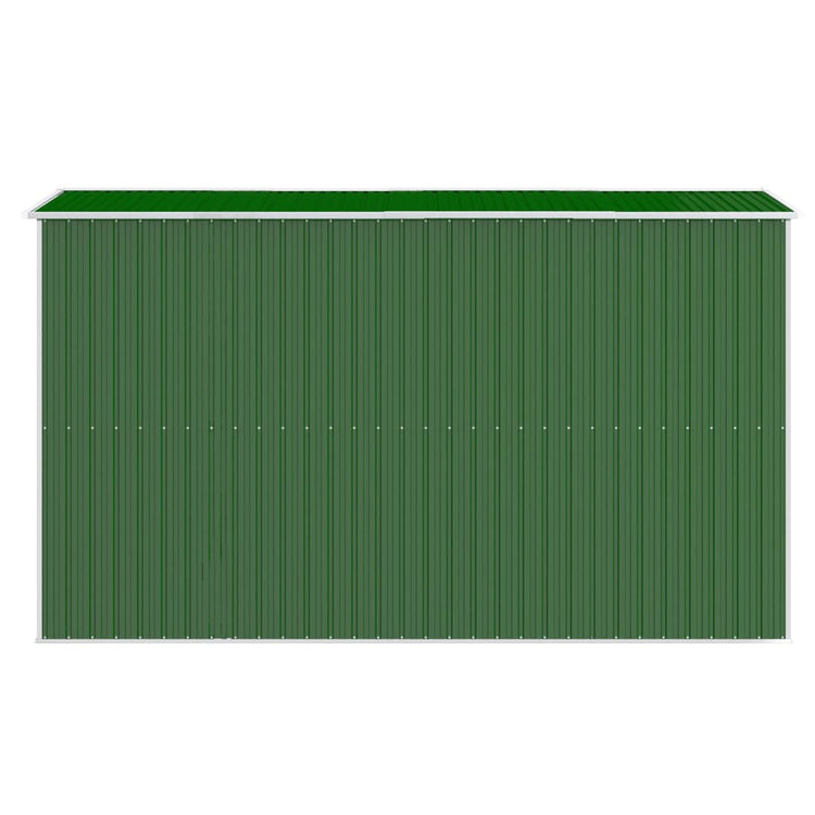 Capanno da Giardino Verde 192x357x223 cm Acciaio Zincato 3147429