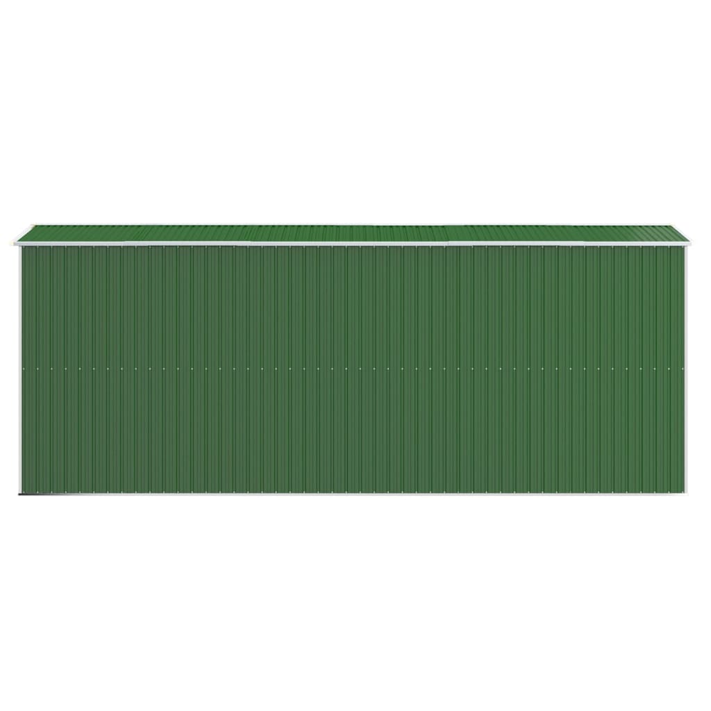 Capanno da Giardino Verde 192x523x223 cm Acciaio Zincato 3147431