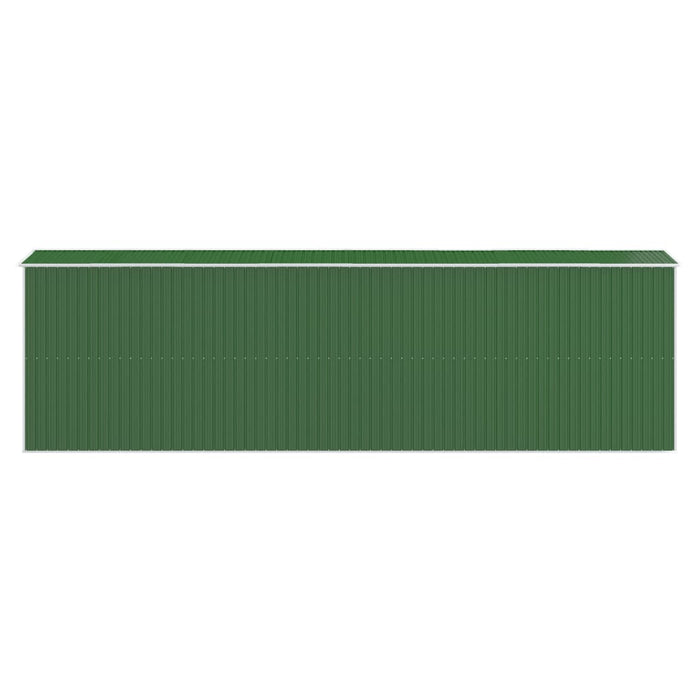 Capanno da Giardino Verde 192x606x223 cm Acciaio Zincato cod mxl 65883