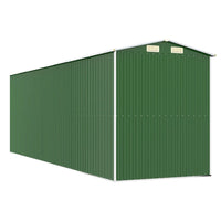 Capanno da Giardino Verde 192x606x223 cm Acciaio Zincato cod mxl 65883