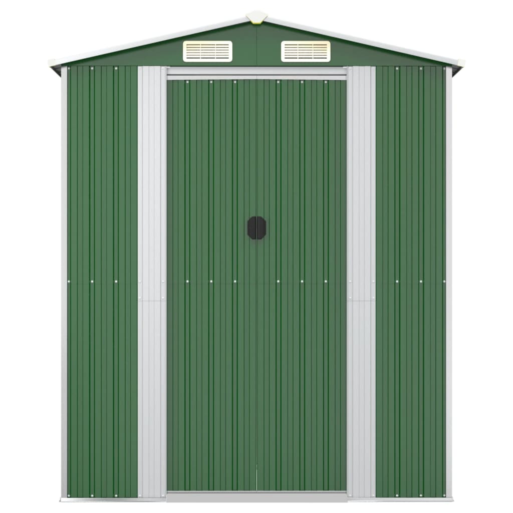 Capanno da Giardino Verde 192x689x223 cm Acciaio Zincato 3147433