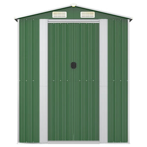 Capanno da Giardino Verde 192x689x223 cm Acciaio Zincato cod mxl 65879