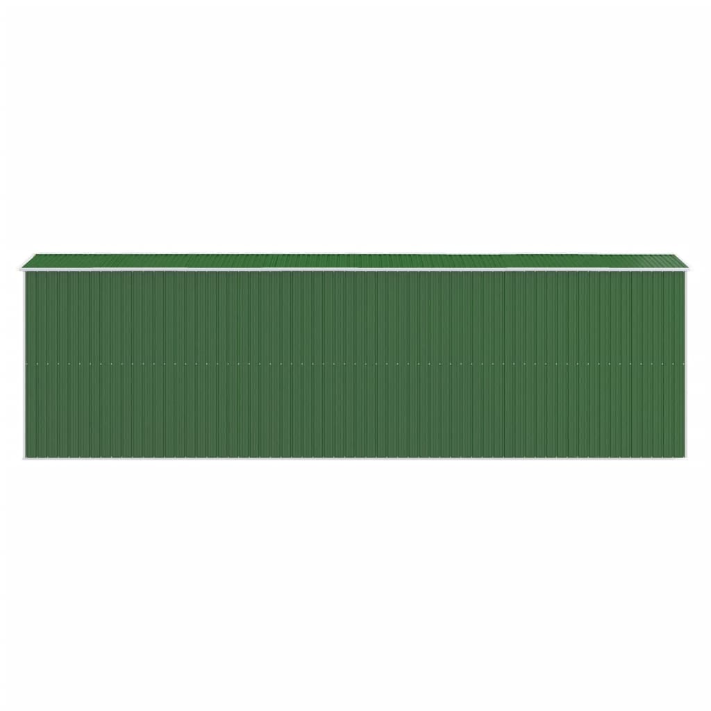 Capanno da Giardino Verde 192x689x223 cm Acciaio Zincato 3147433